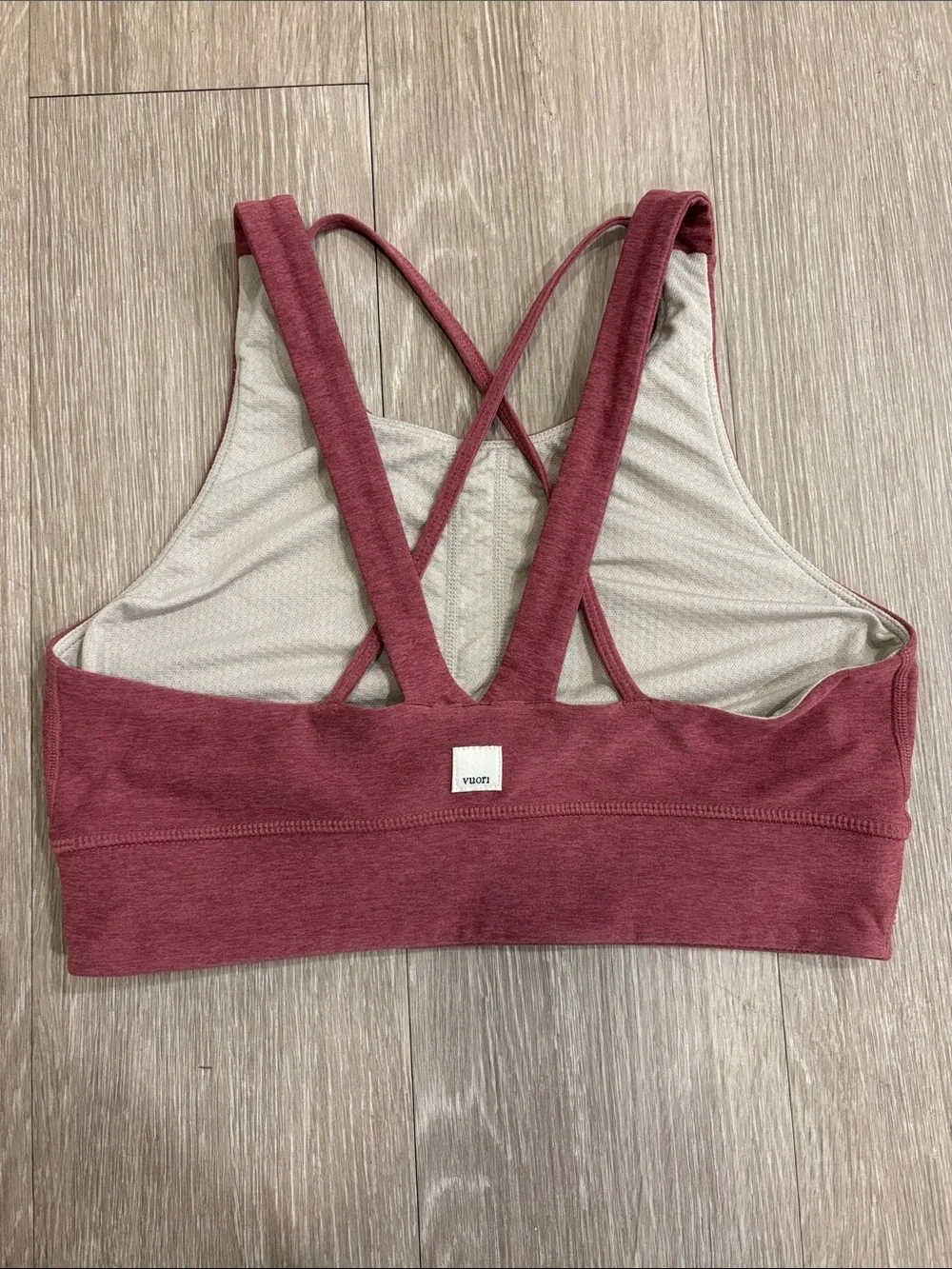 Vuori Elevation Bra (Desert Rose Heather) 60089